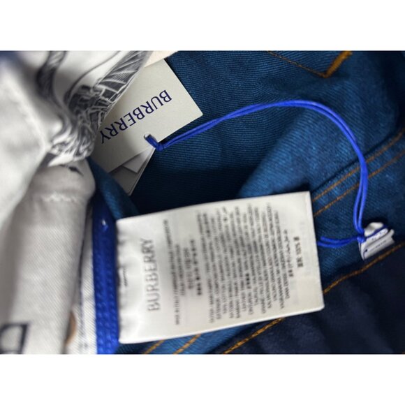 Burberry Women's Blue Heavyweight Denim Cotton Mini Skirt US 10 UK 12 EU 44 - Picture 12 of 16